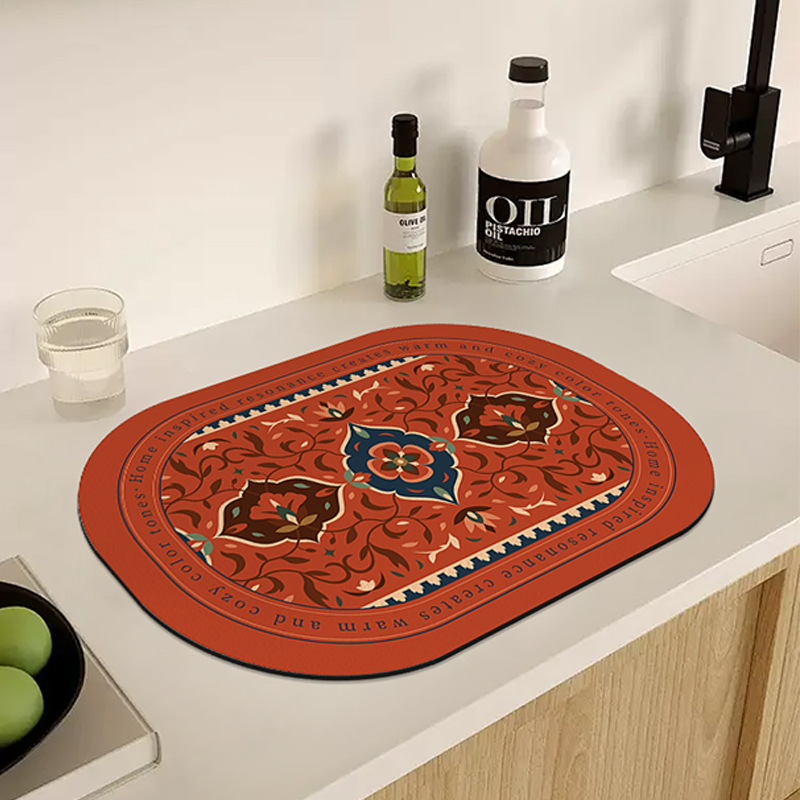 コーヒーバーマット コーヒーメーカーマット 食器乾燥マット  - Bar Mat Rubber のレビューと価格
